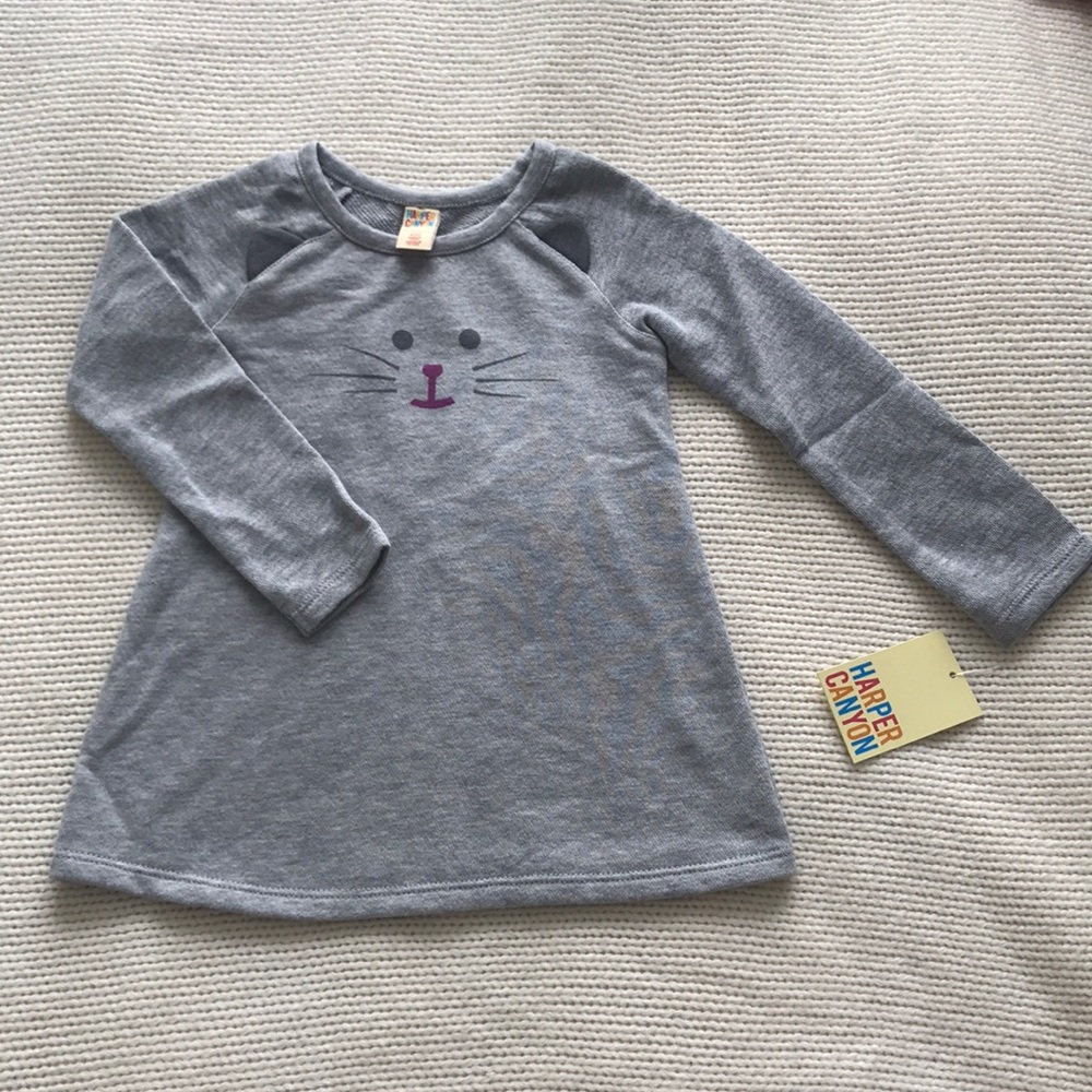 NWT kitty cat sweatshirt with ears. Nordstrom.
